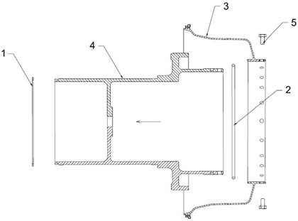 Sealing structure for bearing cavity of turbine rotor of core engine