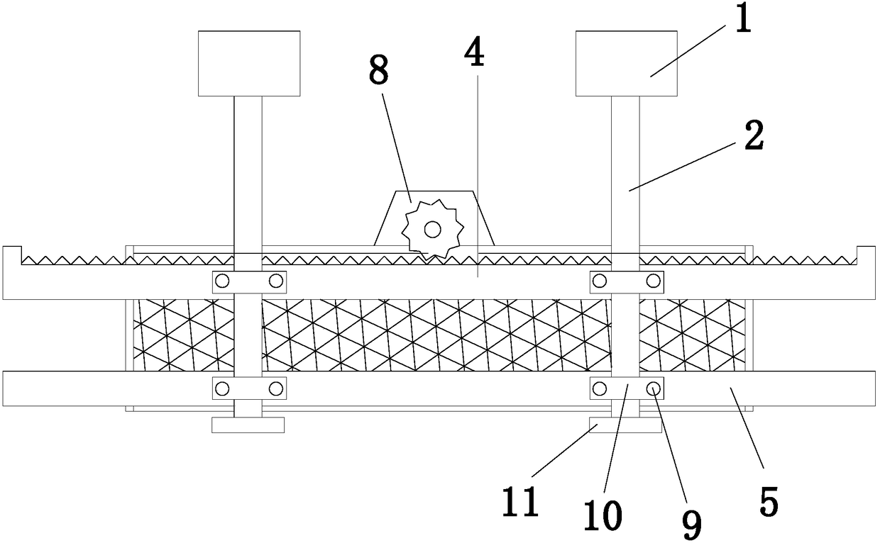 Hanging basket for bridge construction