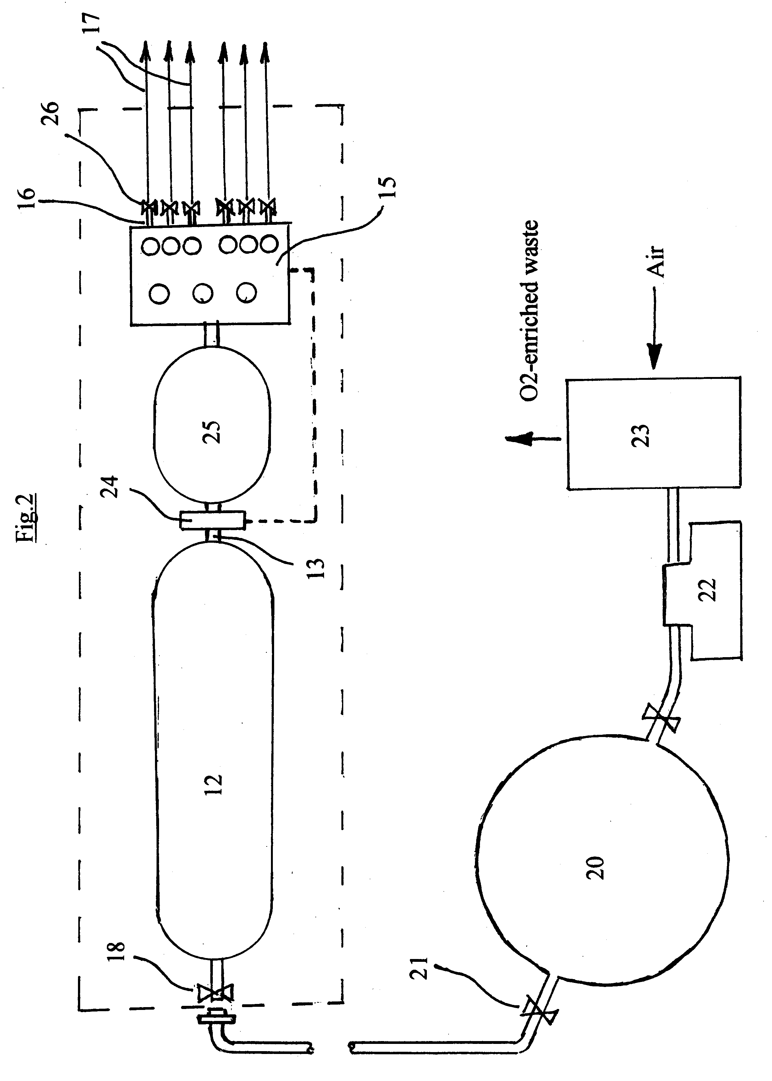 Mobile firefighting systems with breathable hypoxic fire extinguishing compositions for human occupied environments