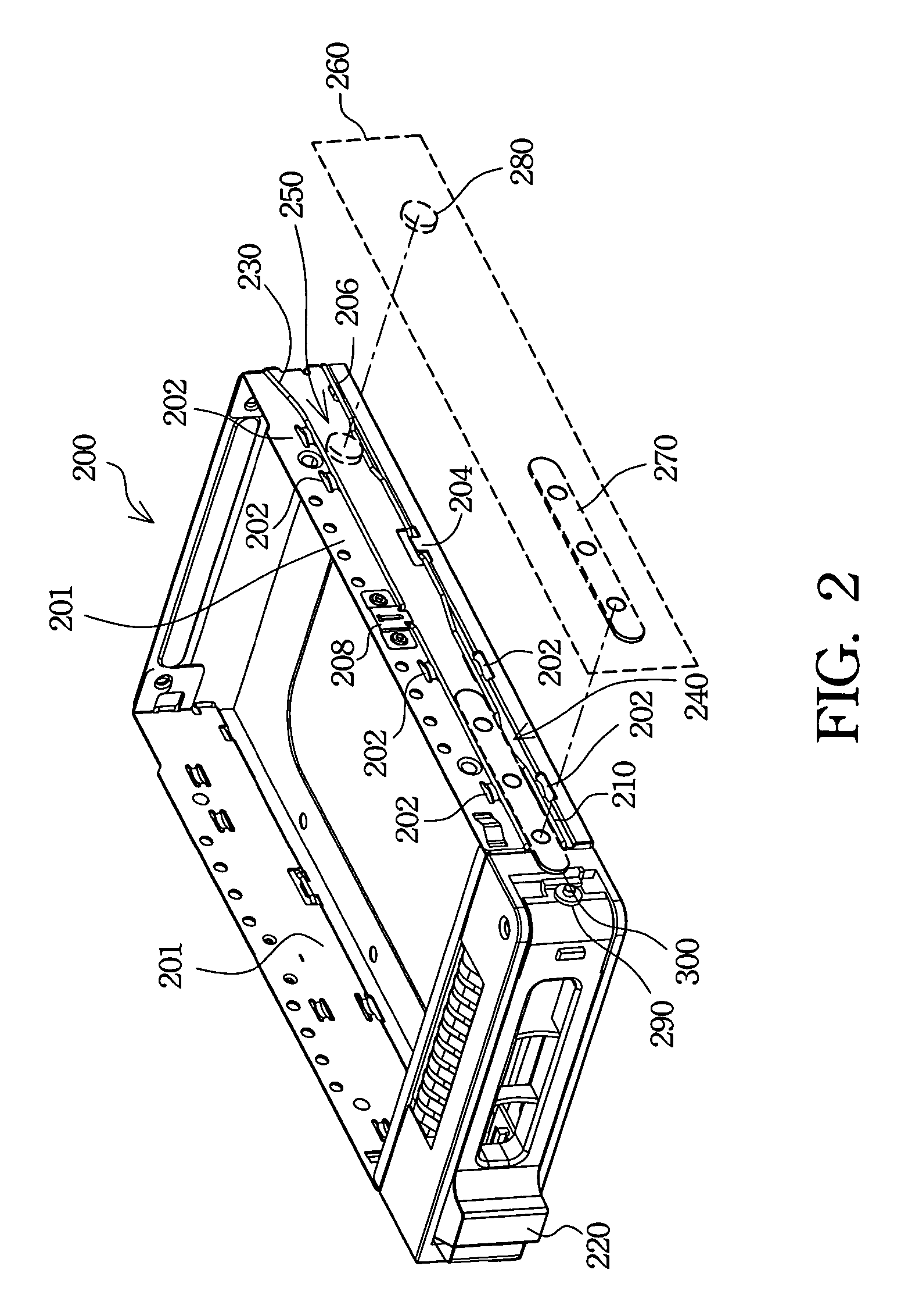 Removable hard disk module