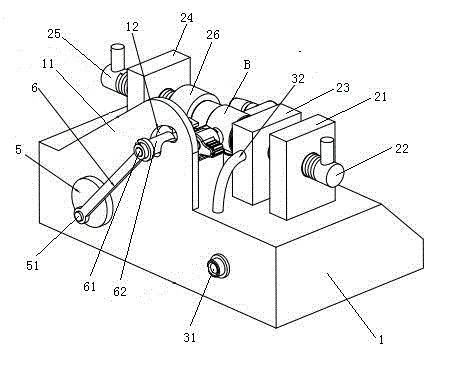 Test apparatus applied to detecting life and fatigue of water separator, and application method thereof