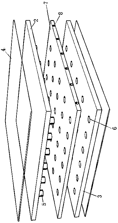 Melamine board and melamine board drying device