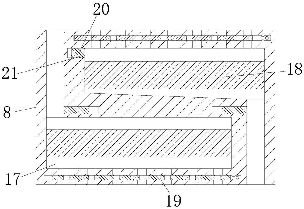 Nickel matte high-pressure leaching gas recovery device