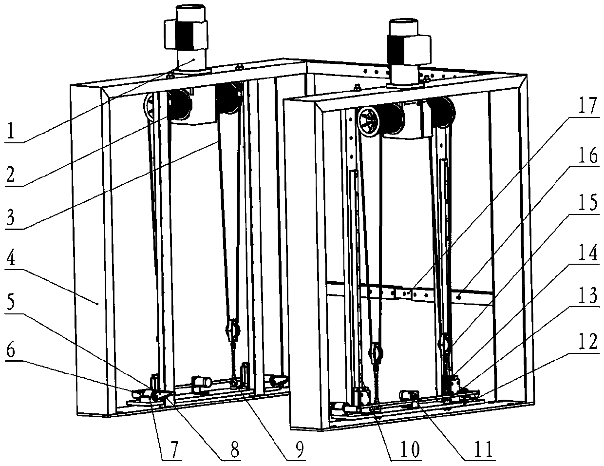 Logistics tray stacking and destacking method