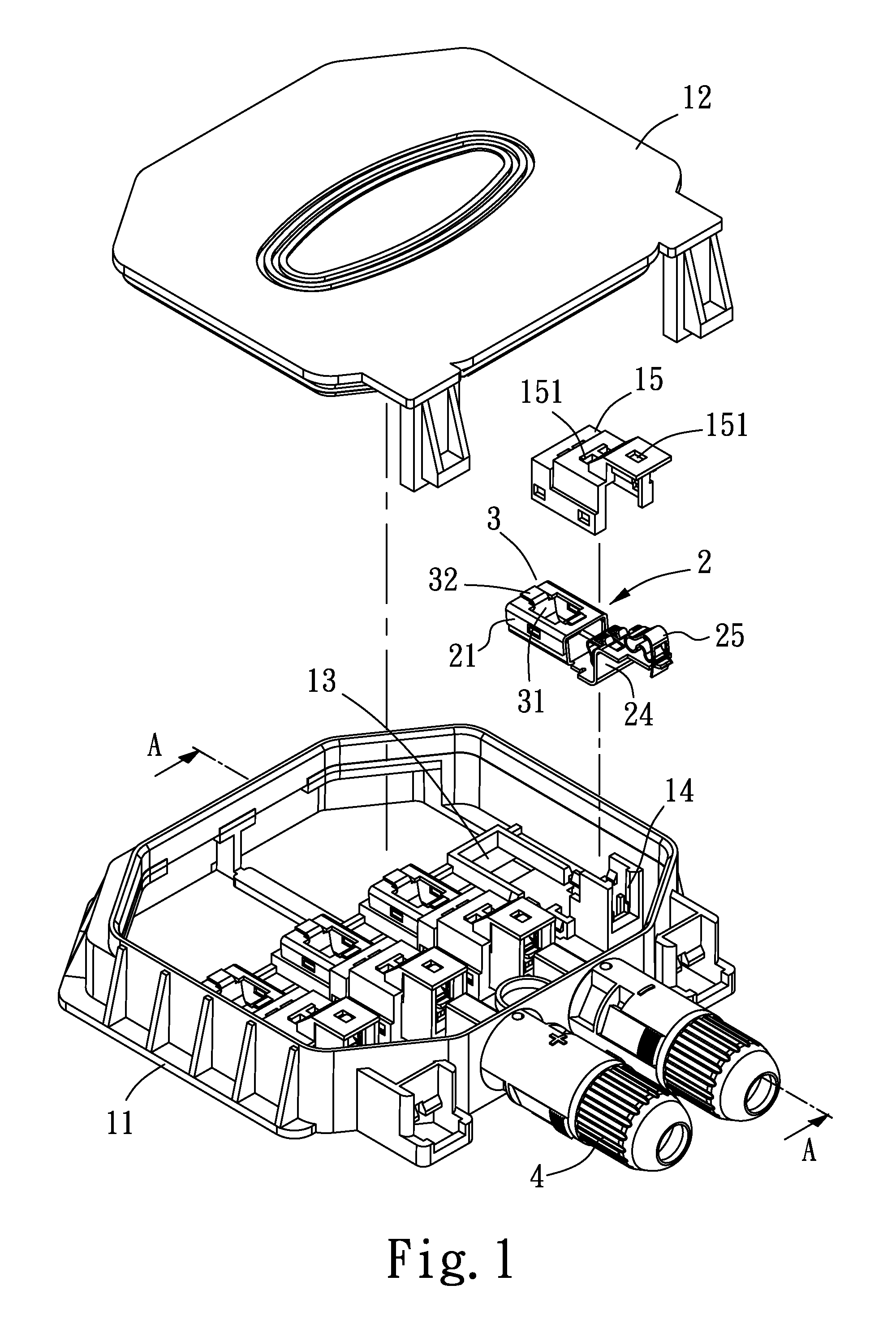 Connecting device for solar panel