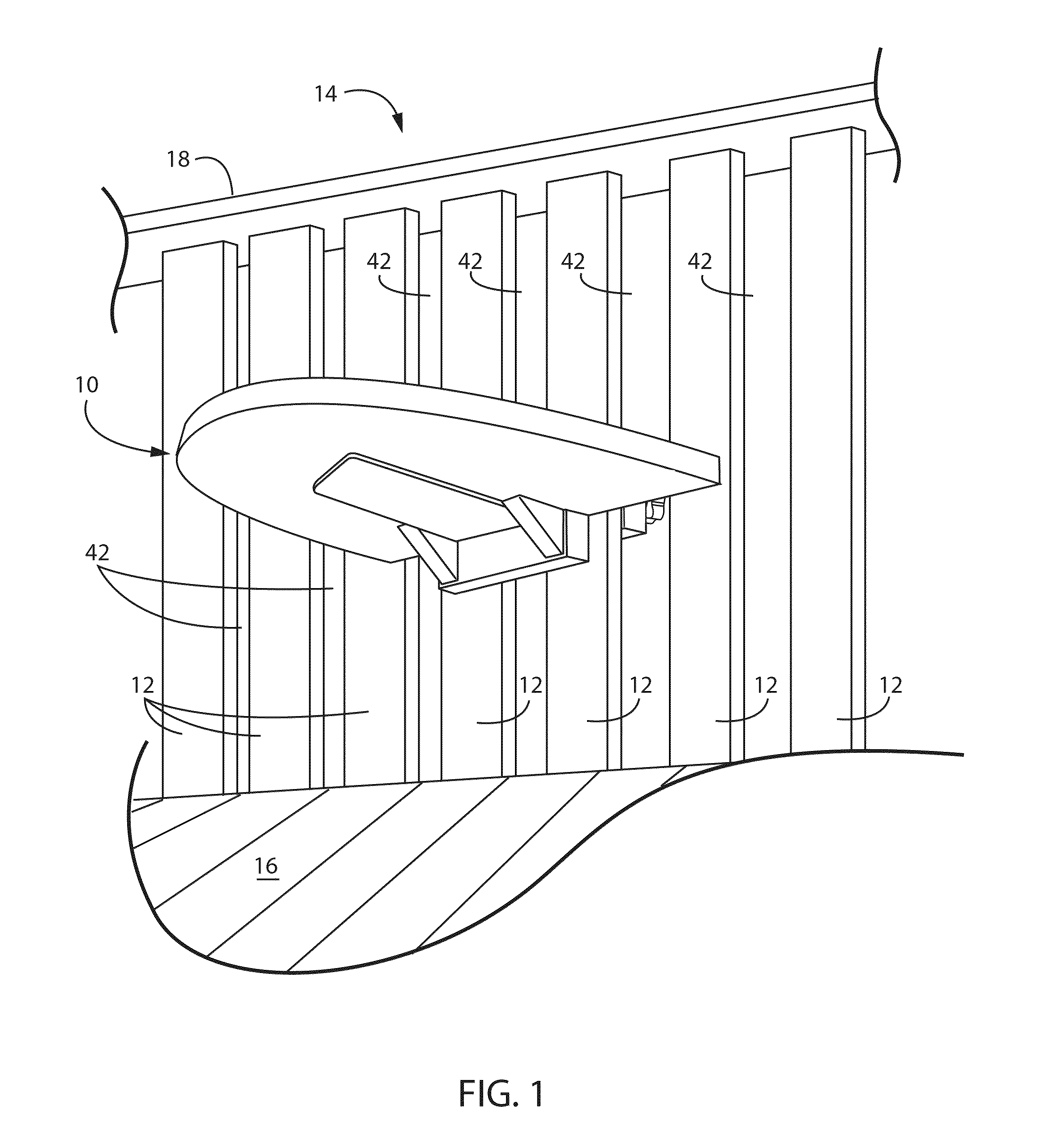 Deck ledge table