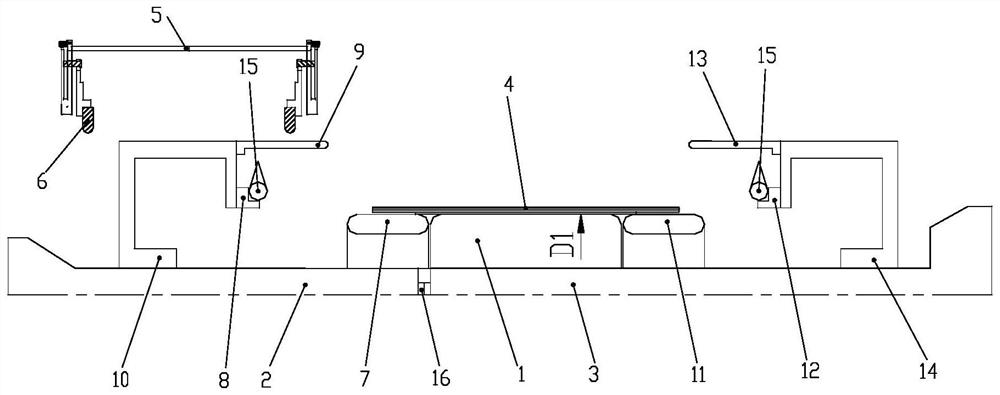 A buckle turn-up device and method for aviation radial tire building machine