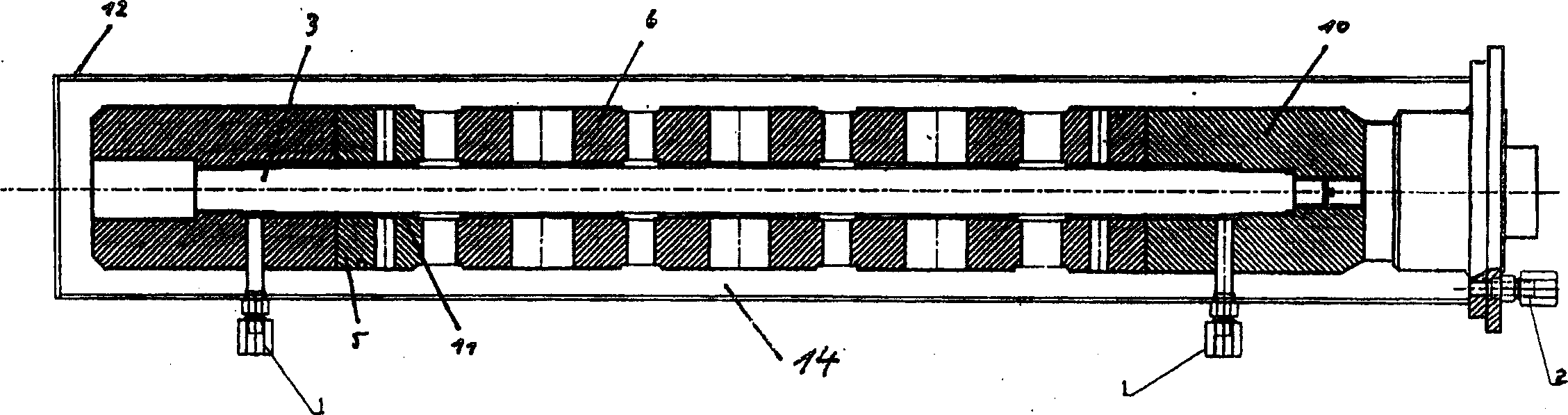 Method and device for cooling ultrasonic transducers