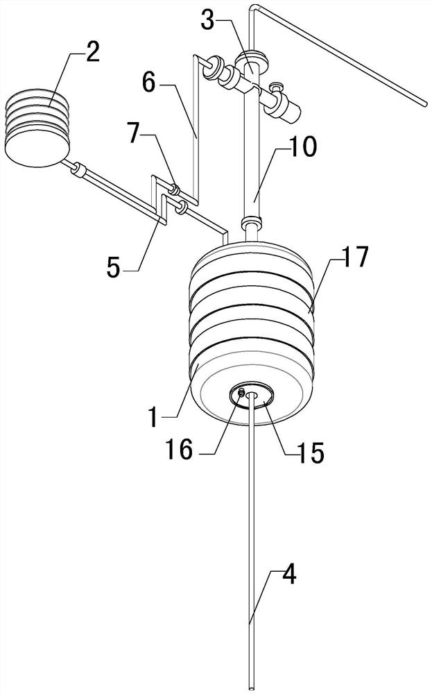 Portable non-disturbance water intaking device and water intaking method thereof