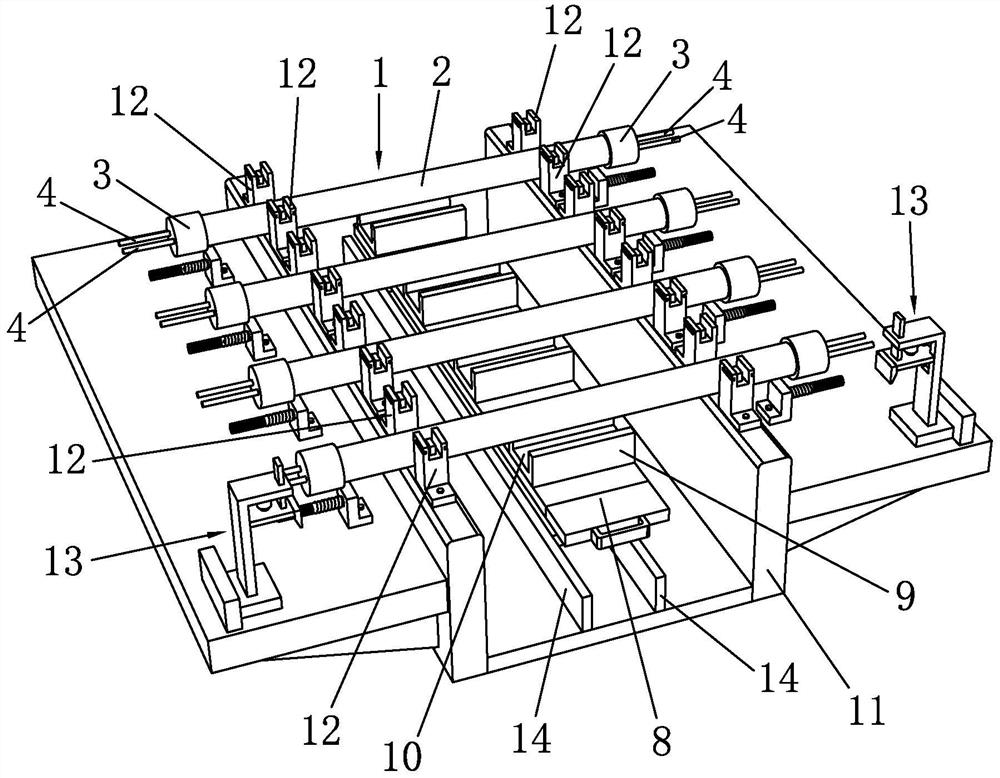 Cutting method for LED lamp tube pins