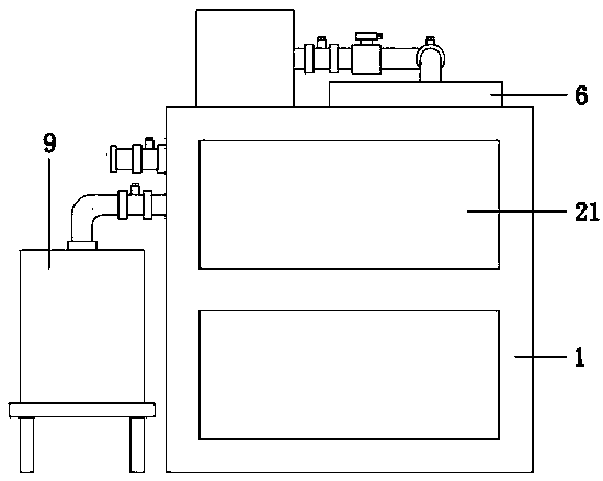 Pressure control type cell hypoxia culture box