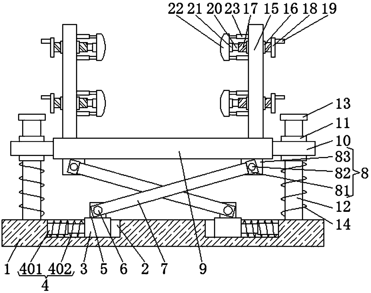 Robot damping device good in damping effect