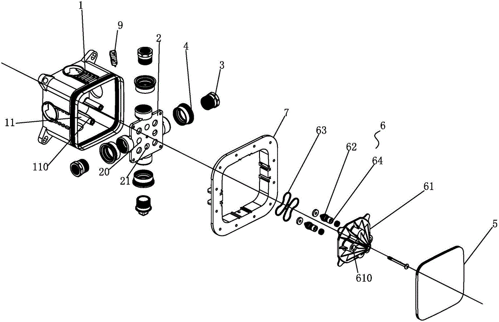 Pre-buried box and installation method