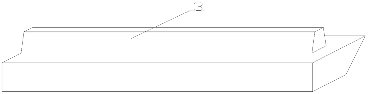 A melting furnace threshold for casting and rolling and its manufacturing method