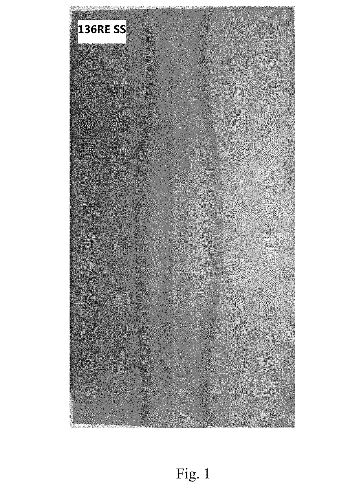 Mobile flash butt welding method for 136re+ss heat-treated rail