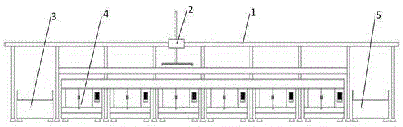 Automatic production line of slender special-shaped pipes