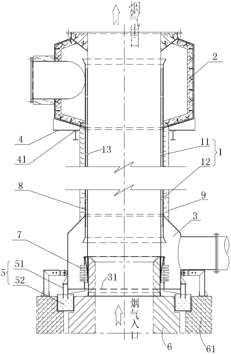 Sleeve type metal radiation heat exchanger