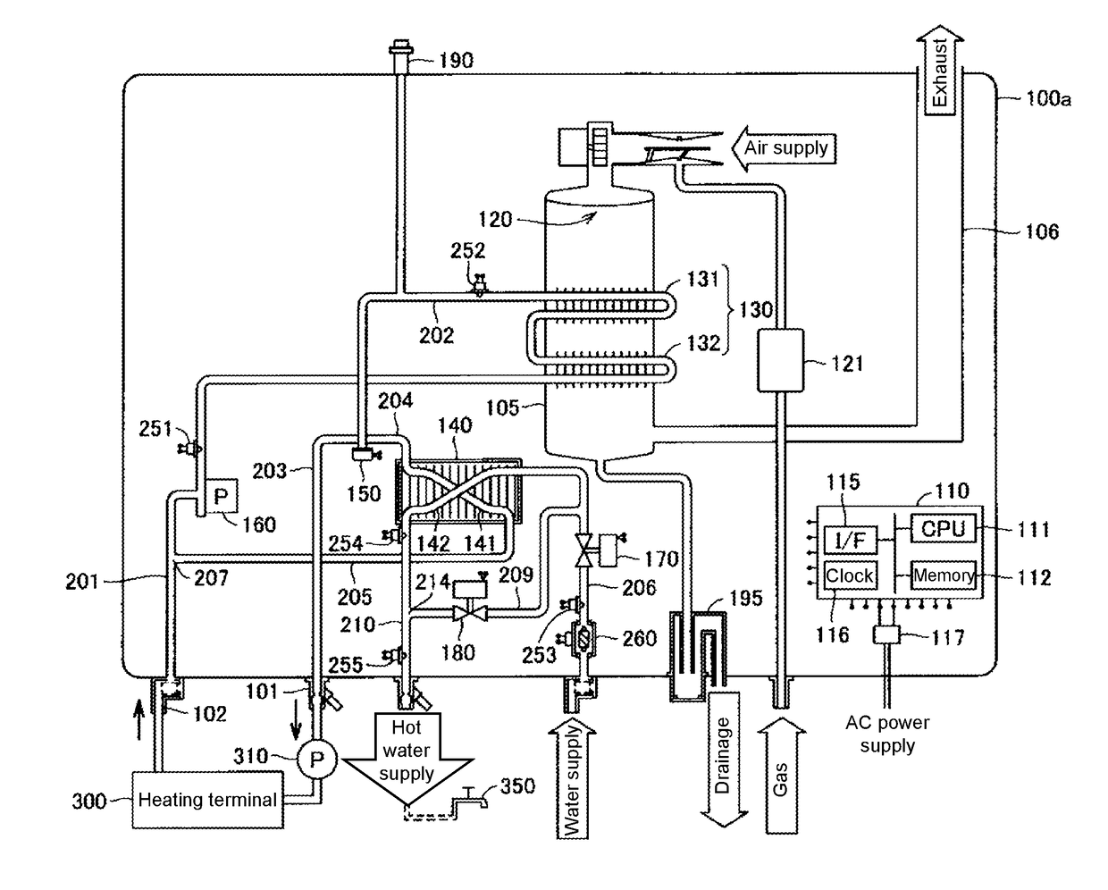 Heating and hot water supply apparatus and control method thereof