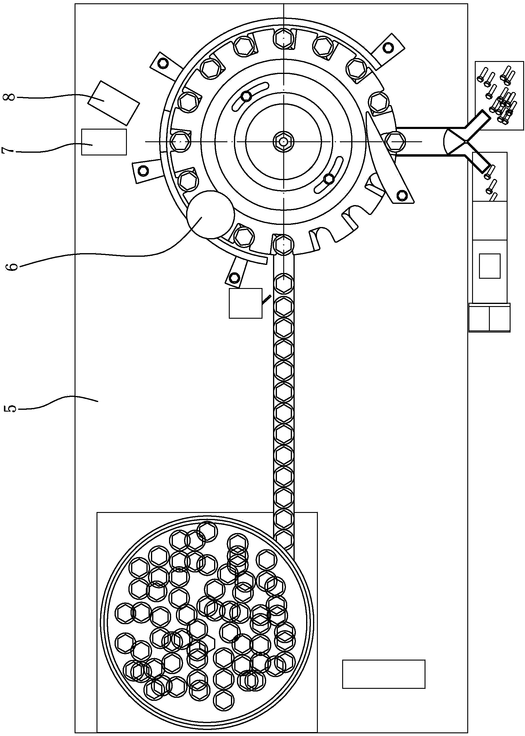 Standard fastener detection device