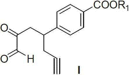 4-[1-(2-propinyl)-3, 4-dioxo-n-butyl] benzoate and preparation method thereof