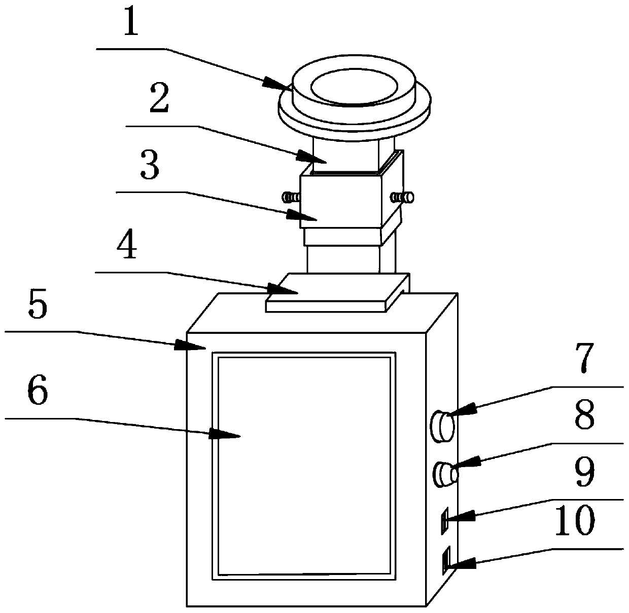 Automobile data recorder convenient to install