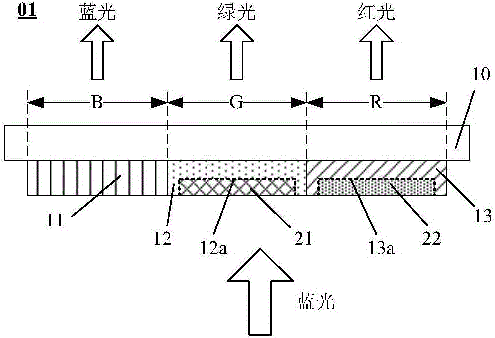 Color film substrate and display device