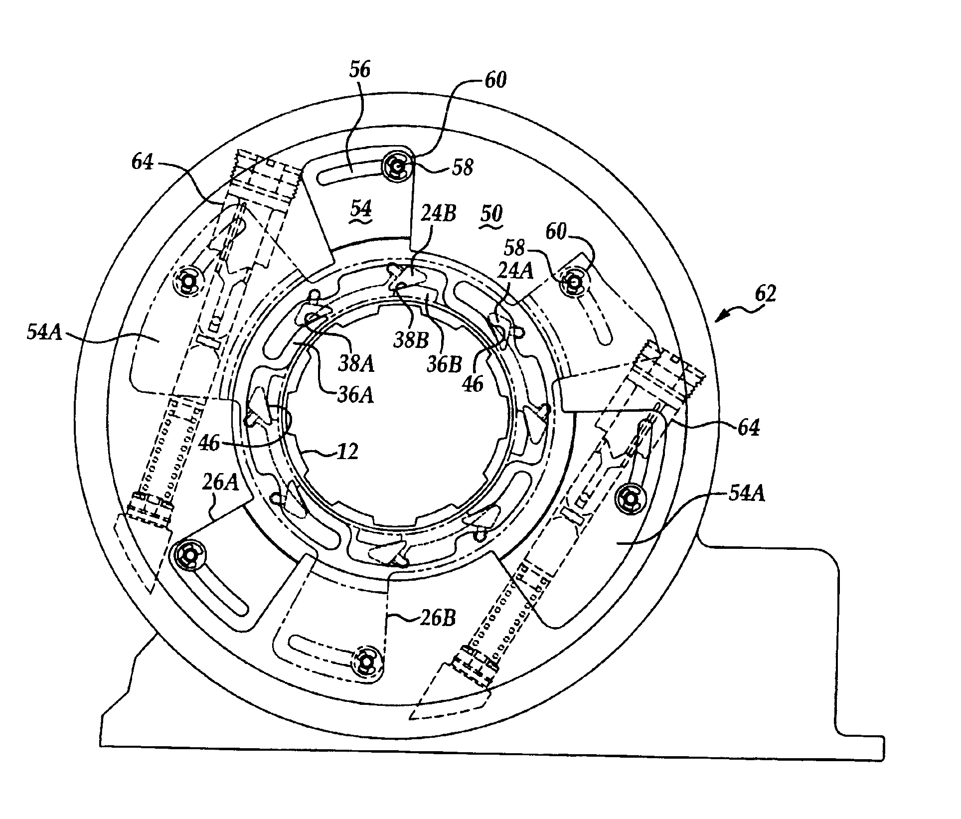 Bi-directional clutch having a momentary latching actuator