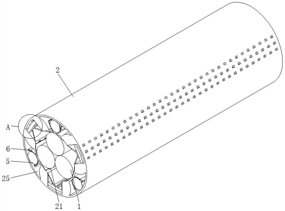 High-temperature-resistant compensation type fireproof cable