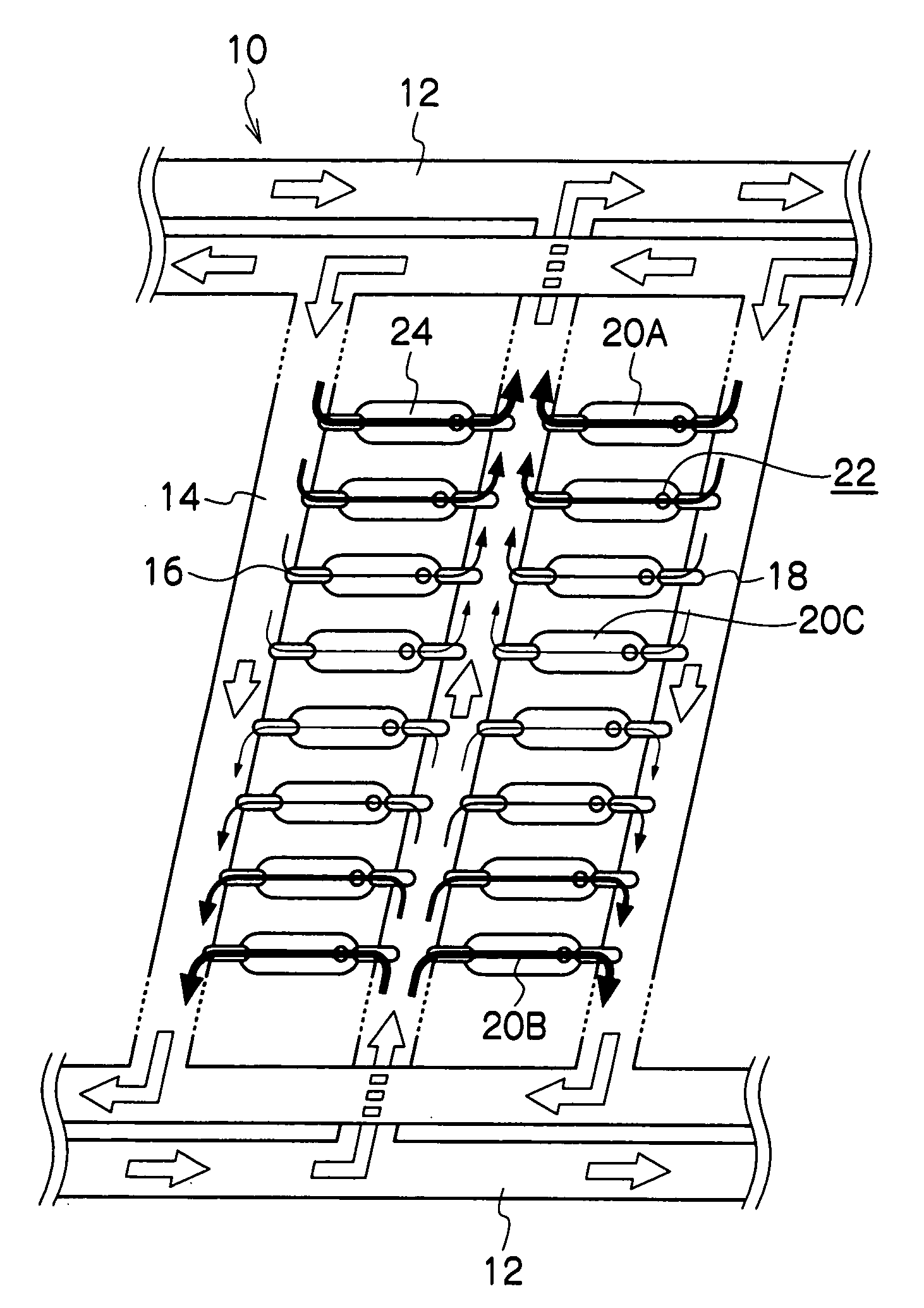 Liquid droplet ejecting head and liquid droplet ejecting apparatus