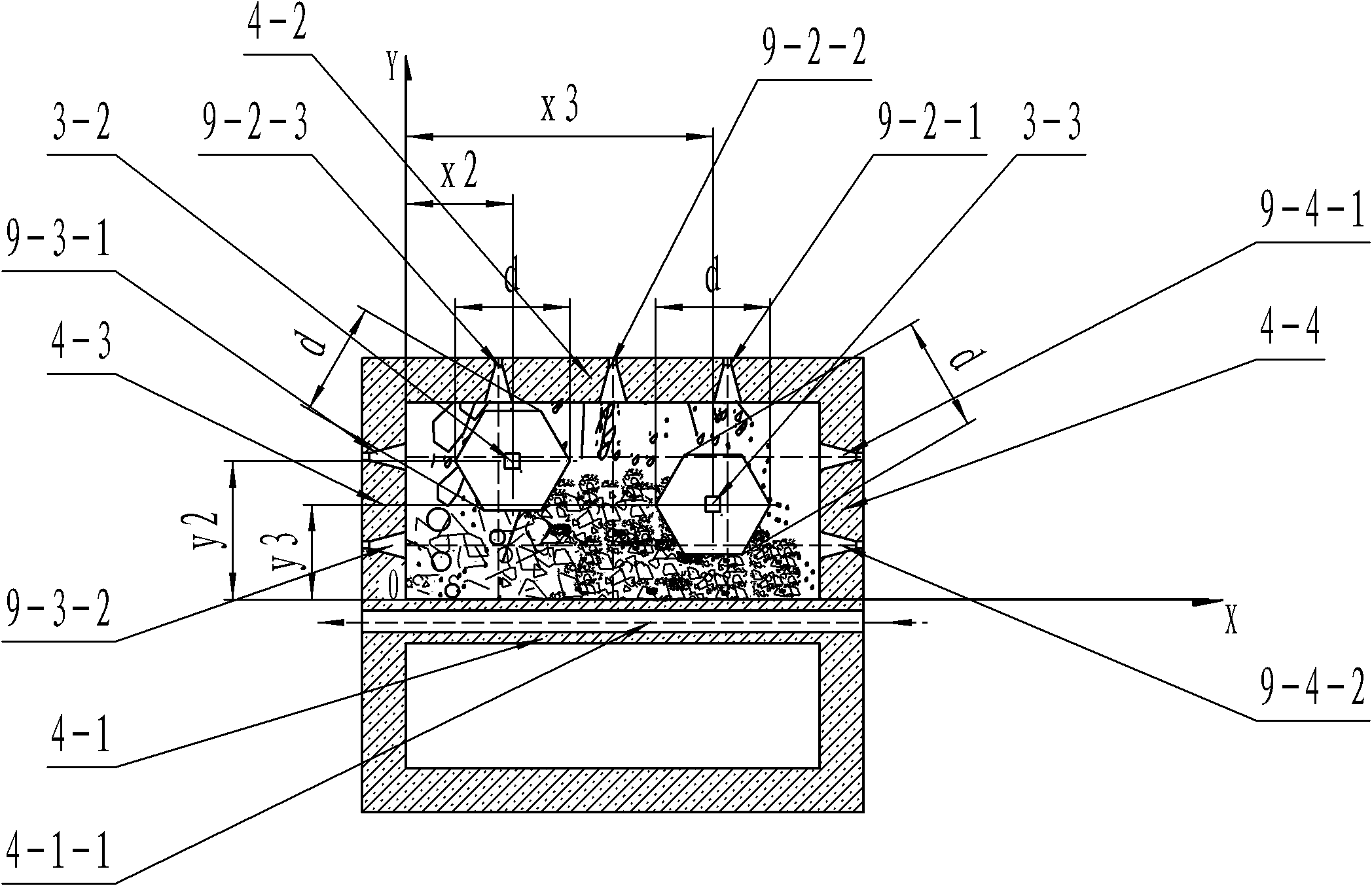 Sliding belt cooling machine