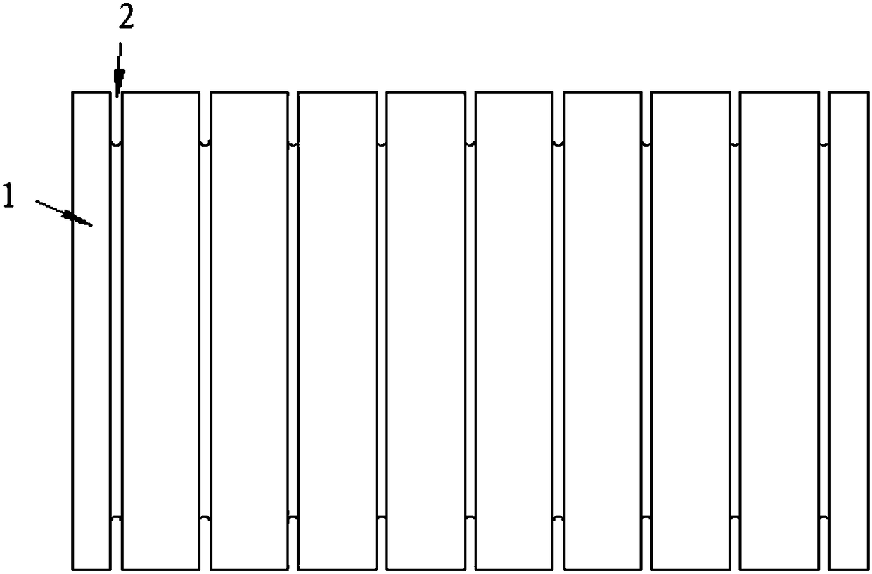 An insulator with a textured surface of holes and microgrooves and a preparation method thereof