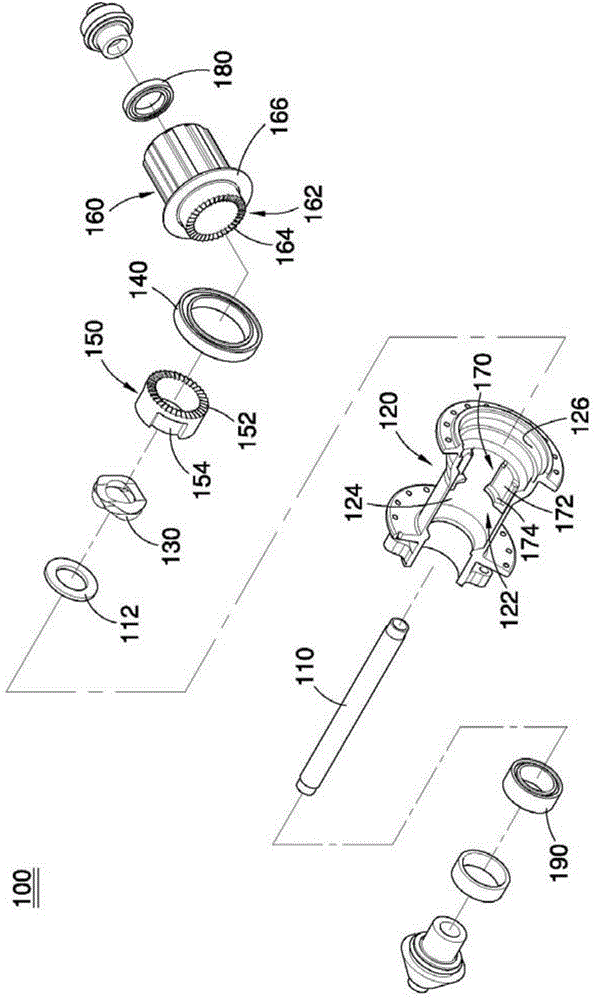 Hub structure