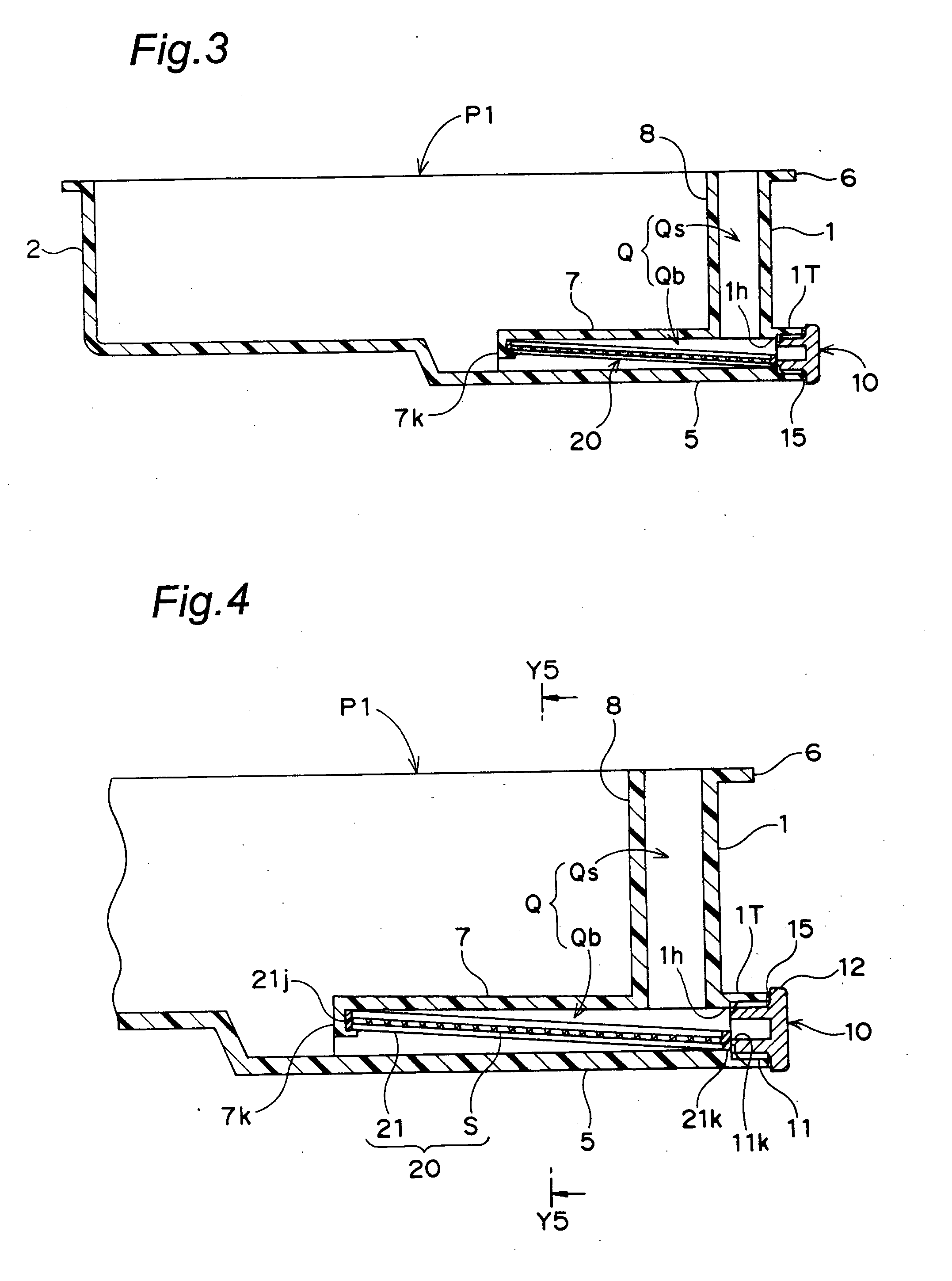 Oil pan with built-in filtering element