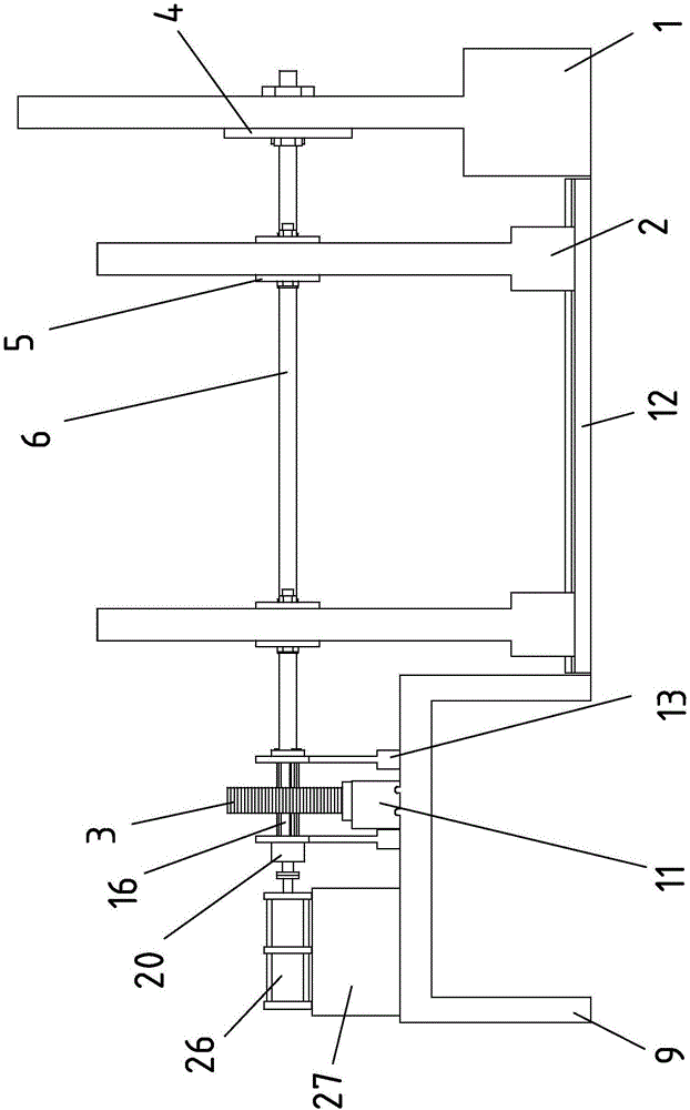 Novel marine engineering flexible tube cable tension torsion combined test device