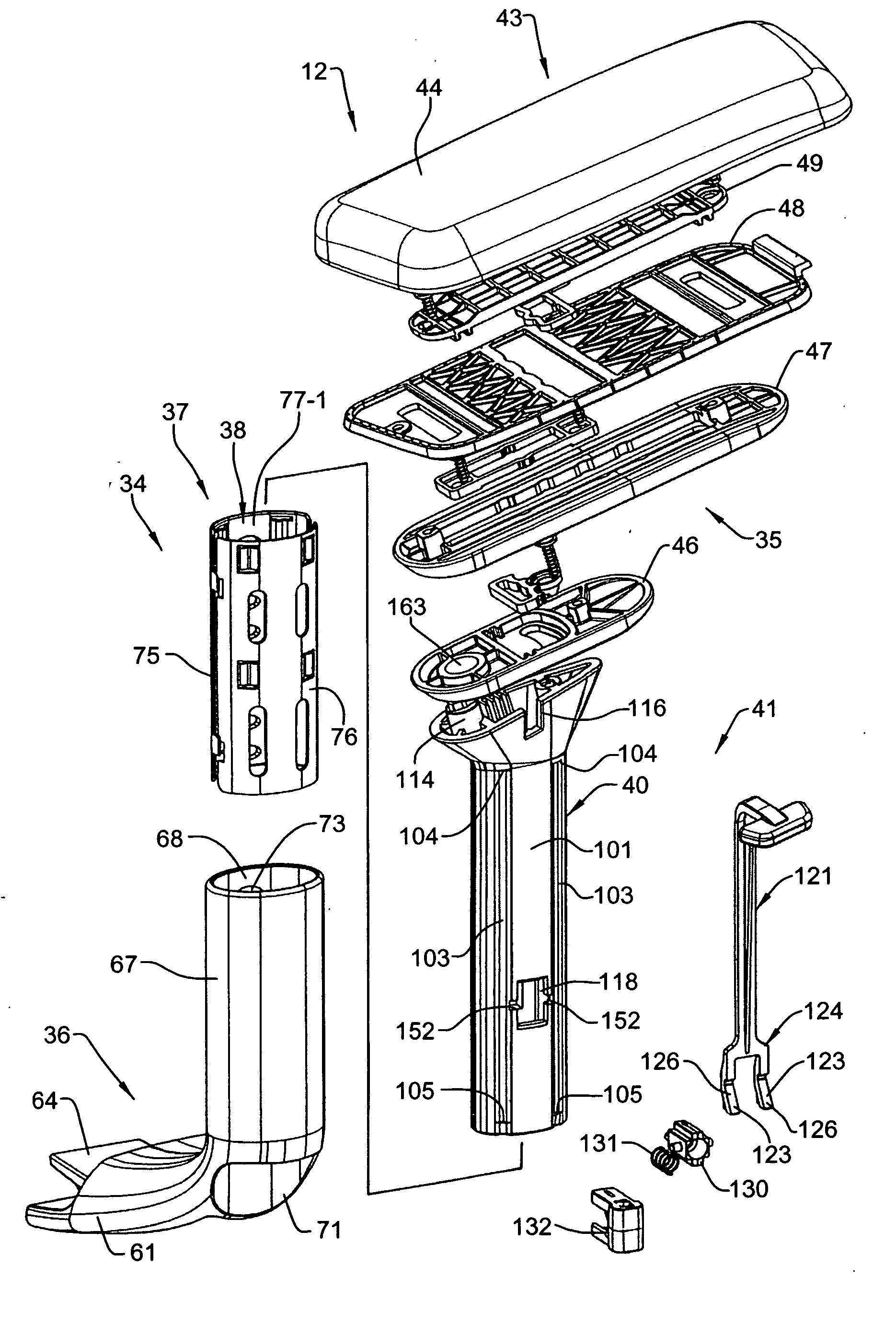 Arm assembly for a chair