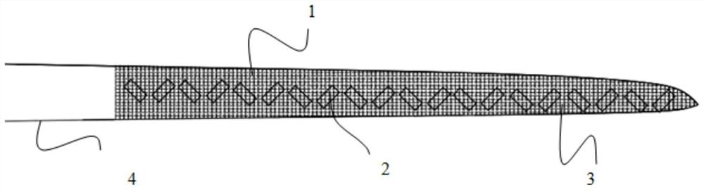 Anti-vibration turbulent flow device of wind turbine generator blade