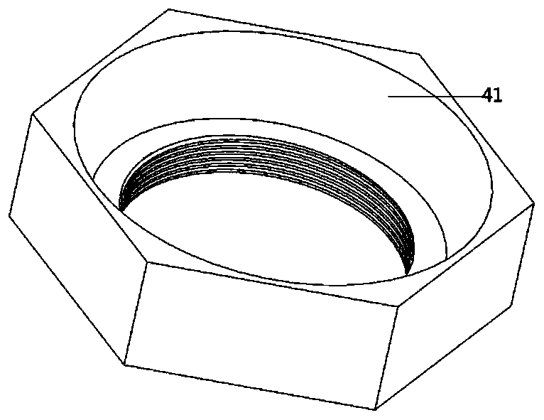 Self-tightening bolt and nut tightening assembly