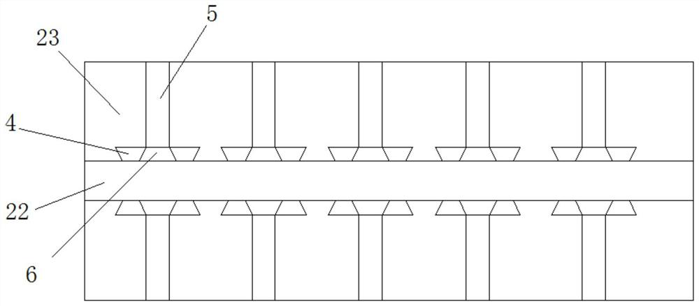 Wave-starting steel reinforced concrete composite beam