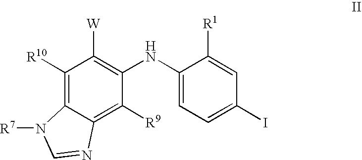 N3 alkylated benzimidazole derivatives as MEK inhibitors