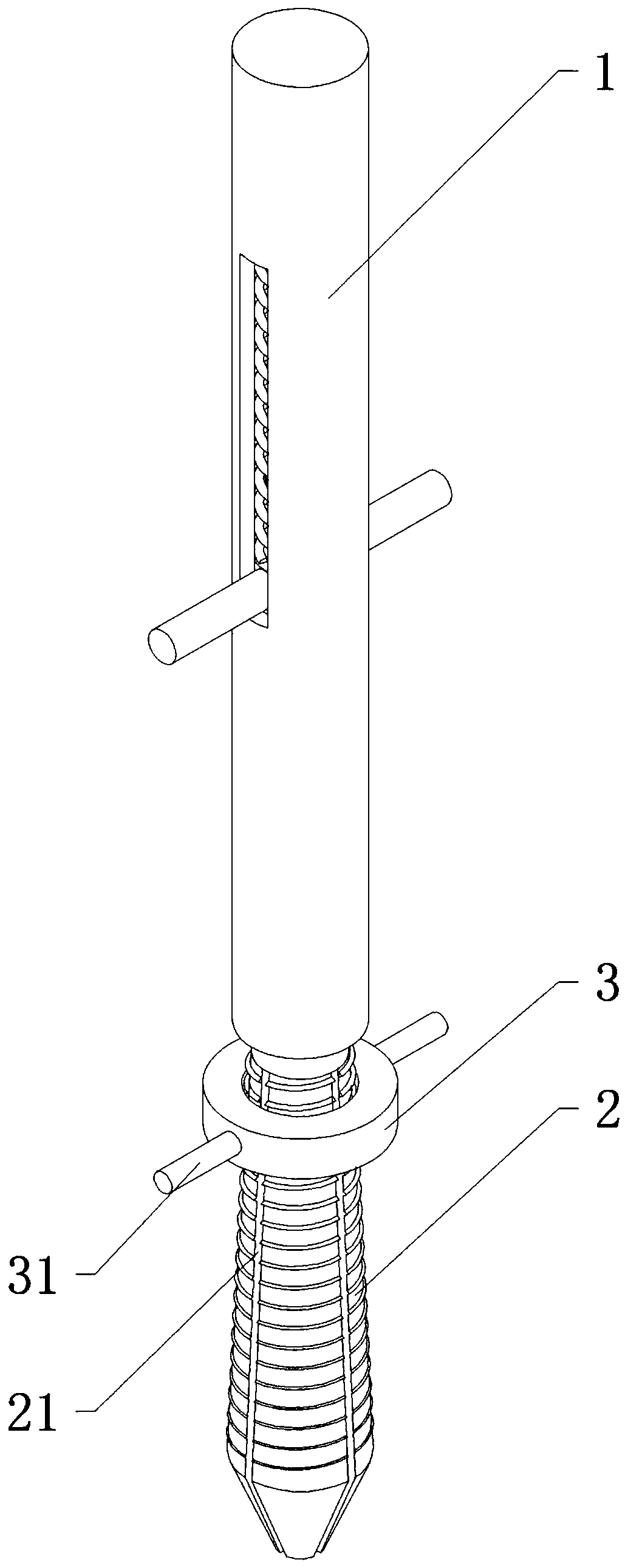 Broken nail taking-out assisting device