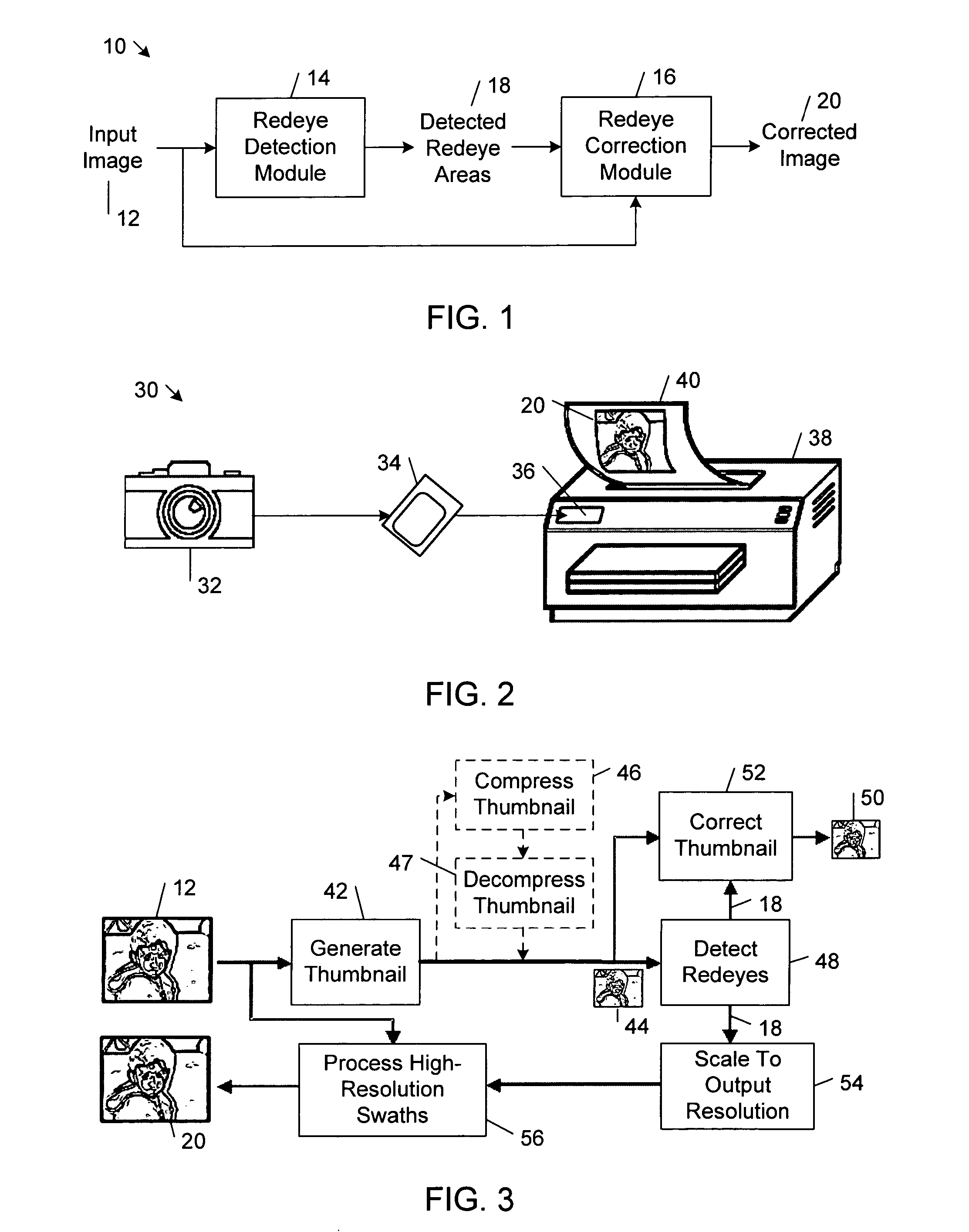 Detecting and correcting redeye in an image