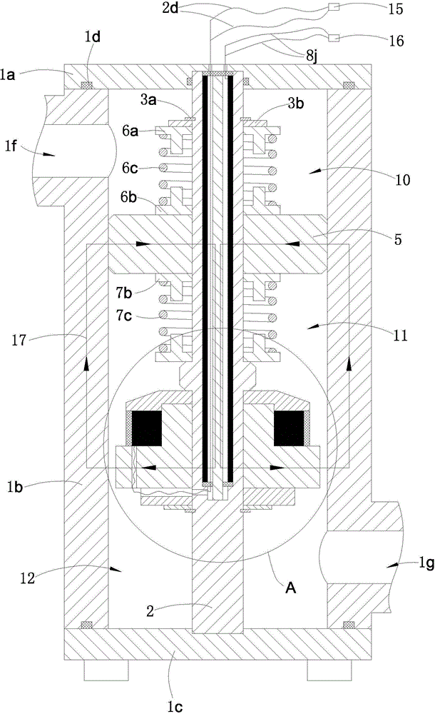 Vehicle magneto-rheological oil-air suspension damping valve