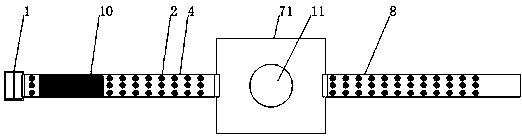 A nursing hemostatic device