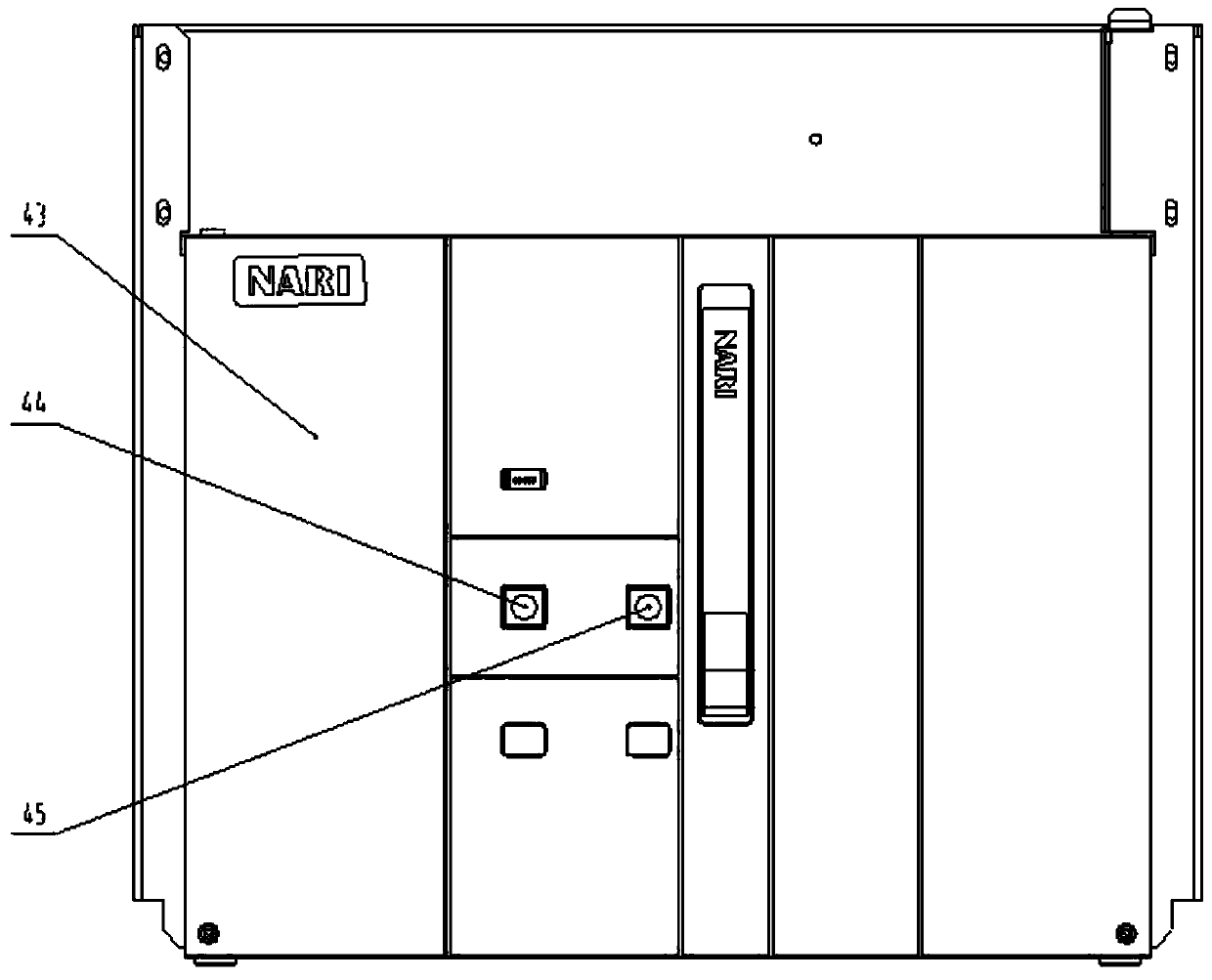 A spring operating mechanism of a modular vacuum circuit breaker