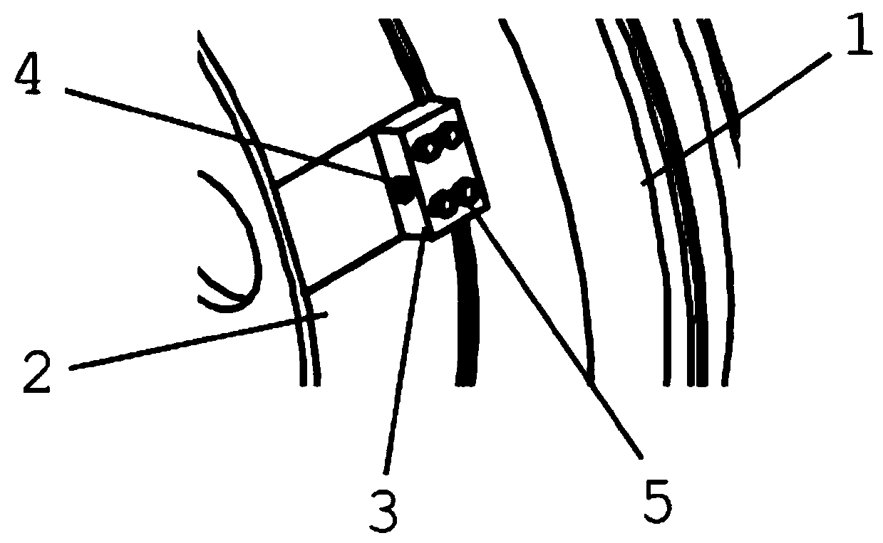 Processing clamping device for thin-walled framework and clamping method