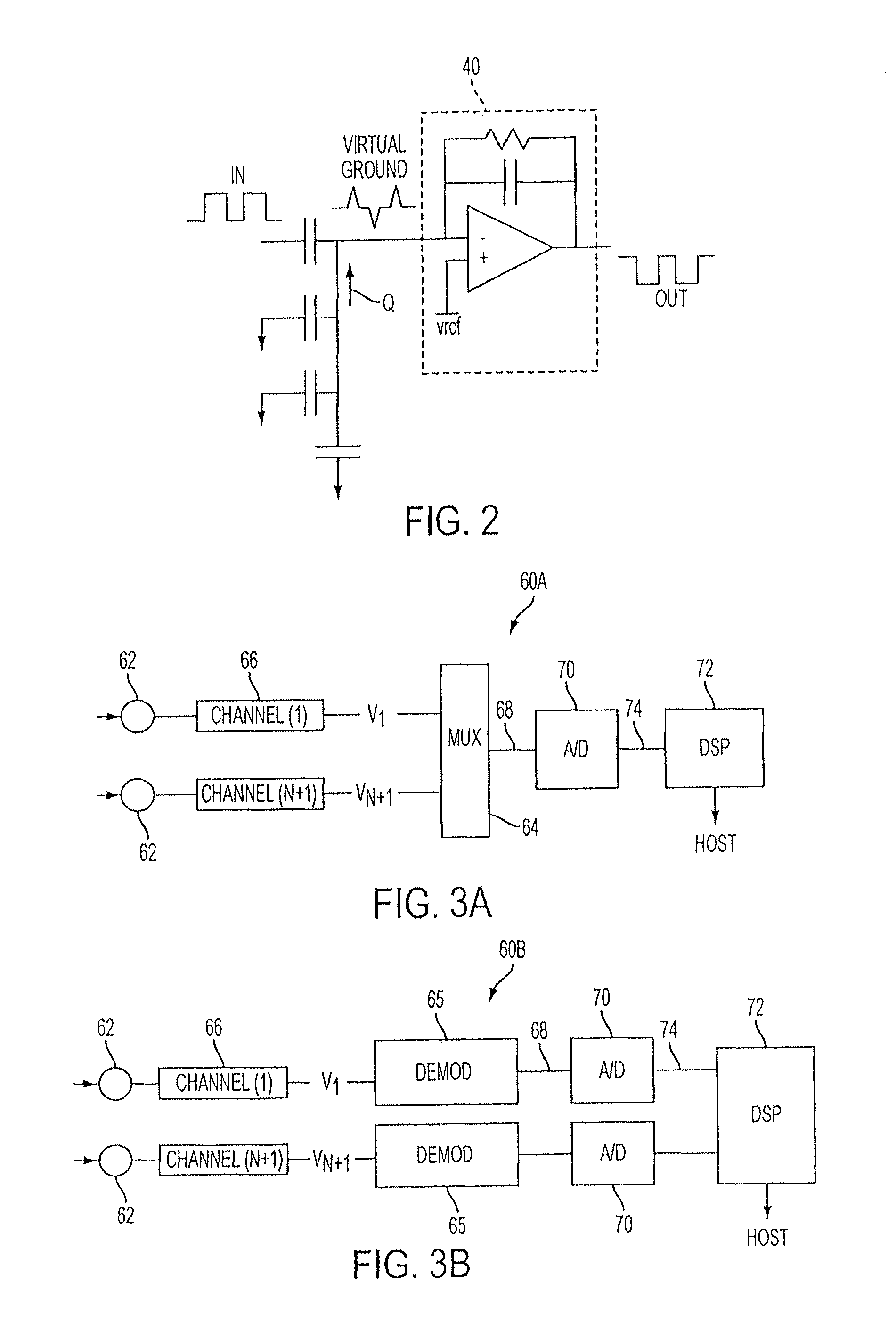 Mutual capacitance touch sensing device