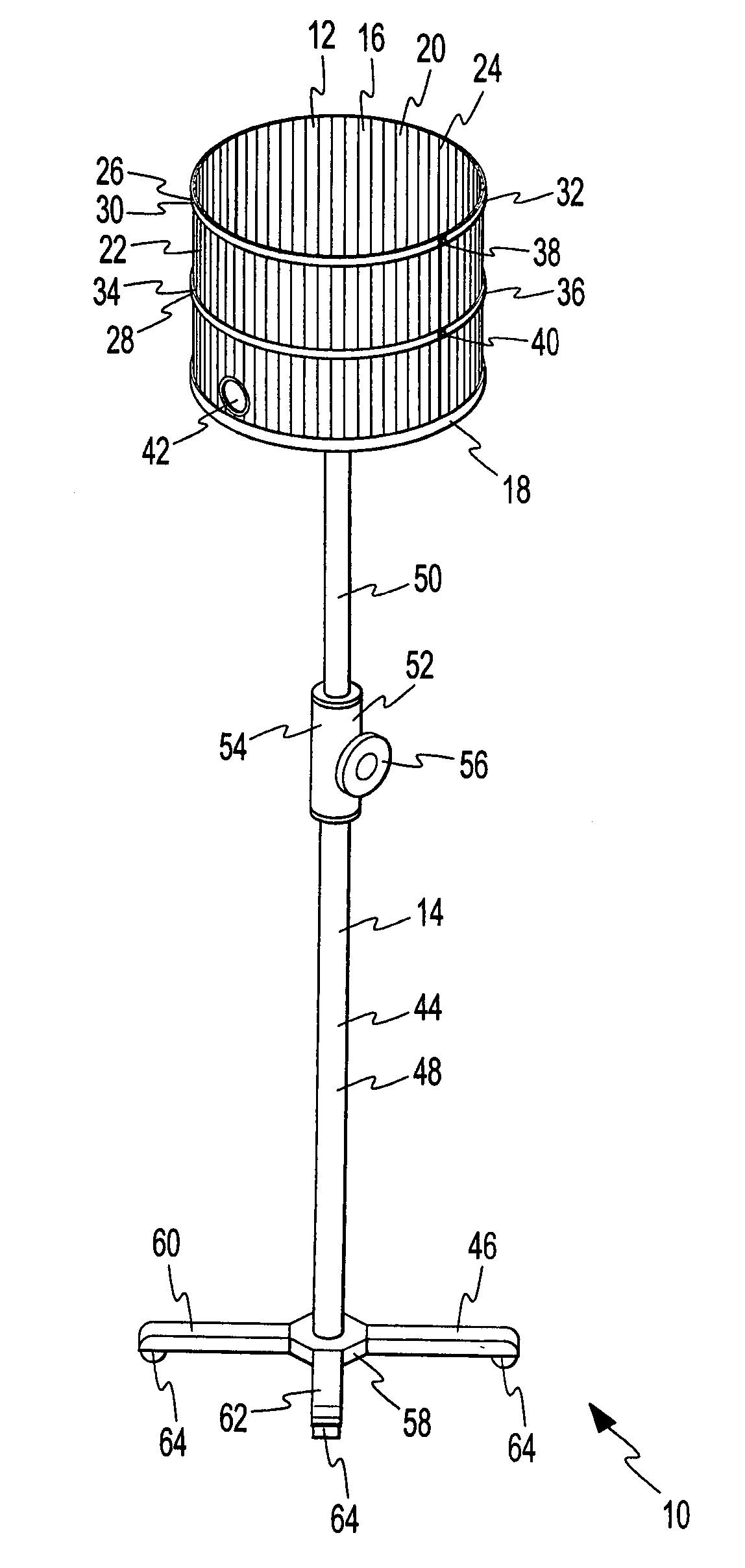 Movable and adjustable cooler stand