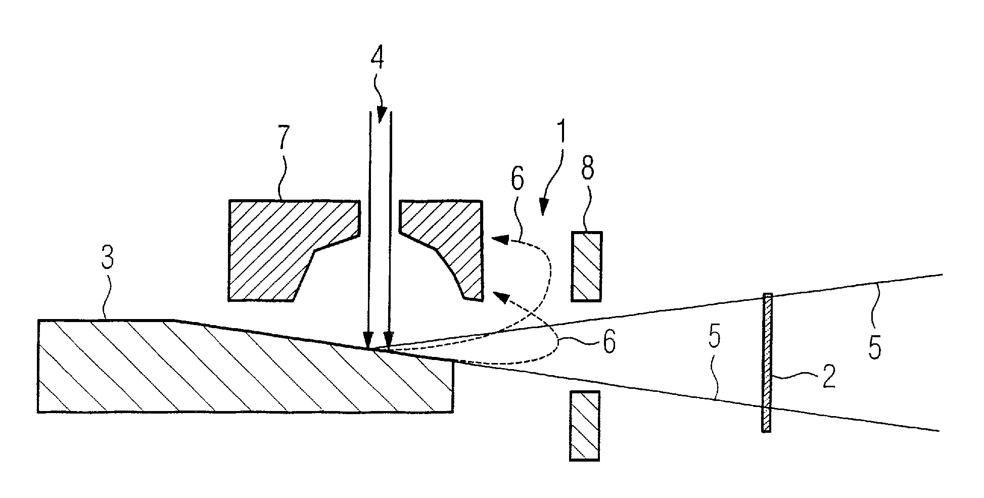 X-ray tube with backscatter protection