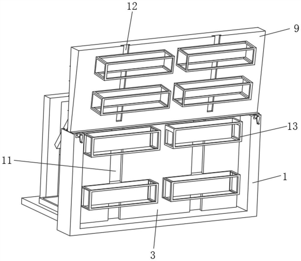 Safety protection type flood control water retaining wall based on water stop strip supporting