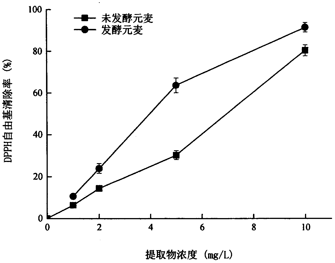 Method for enriching highland barley polyphenol through fermentation of lactic acid bacteria and preparing antioxidants